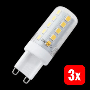 B-Ware Arcchio Led Leuchtmittel G9 3.000 K 2,6 W Klar 485 Lm Lampe Leuchte Spot 3 Stück