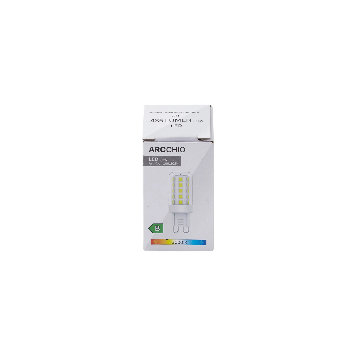 B-Ware Arcchio Led Leuchtmittel G9 3.000 K 2,6 W Klar 485 Lm Lampe Leuchte Spot 3 Stück - 4251911773767