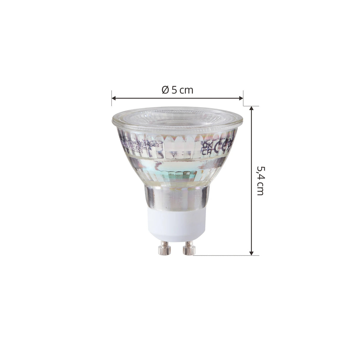 Arcchio LED-Leuchtmittel Leuchtmittel GU10 PAR16 2,5W klar 2.700 K 450lm 6 STÜCK - 4251911767896