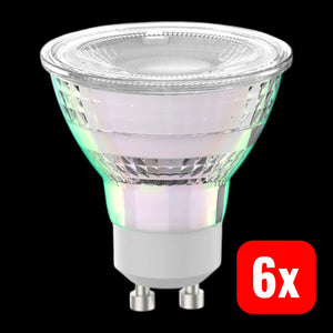 B-Ware Arcchio Led Leuchtmittel Lampe Gu10 Par16 Transparent Klar 4000 Kelvin 6 Stück