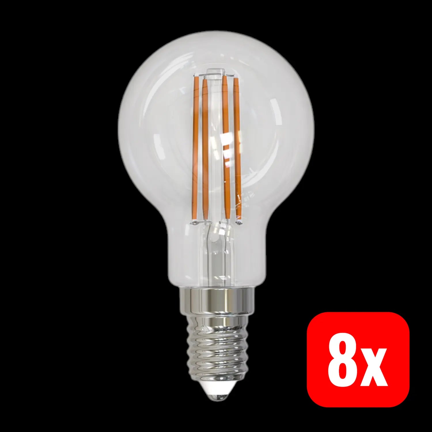 B-Ware Arcchio Led Leuchtmittel Lampe Tropfenlampe Filament Rund E14 Warmweiß 8 Stück - 4251911779714