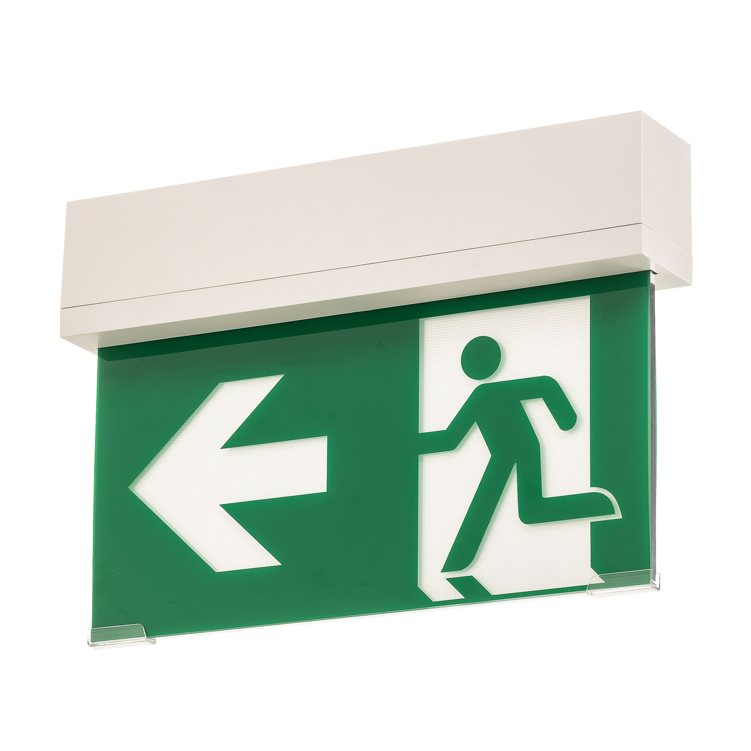 Arcchio Led Notleuchte Sicherheitslampe Akku Plexiglas Weiß Grün 19,8 Cm Hoch B-Ware - 4251911749687