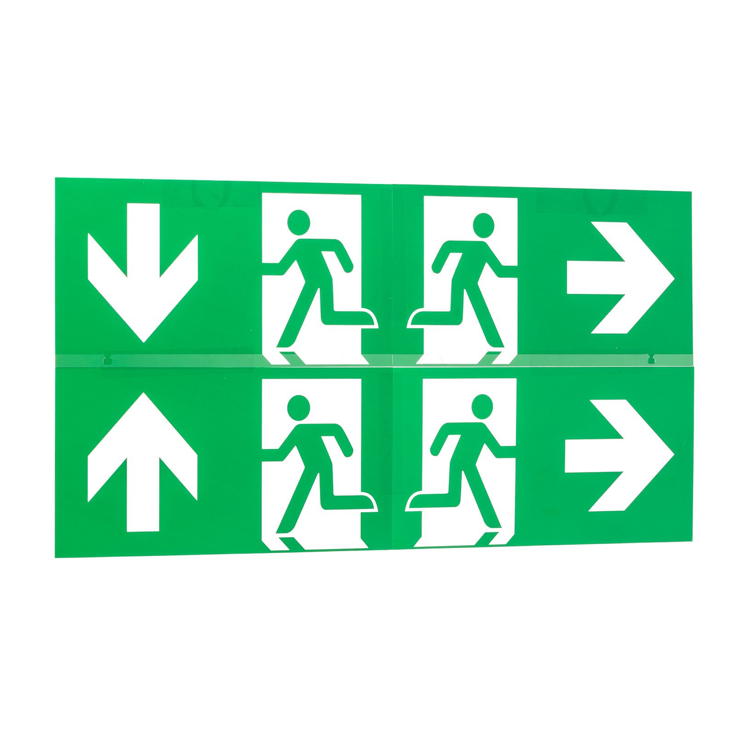 Arcchio Led Notleuchte Sicherheitslampe Akku Plexiglas Weiß Grün 19,8 Cm Hoch B-Ware - 4251911749687