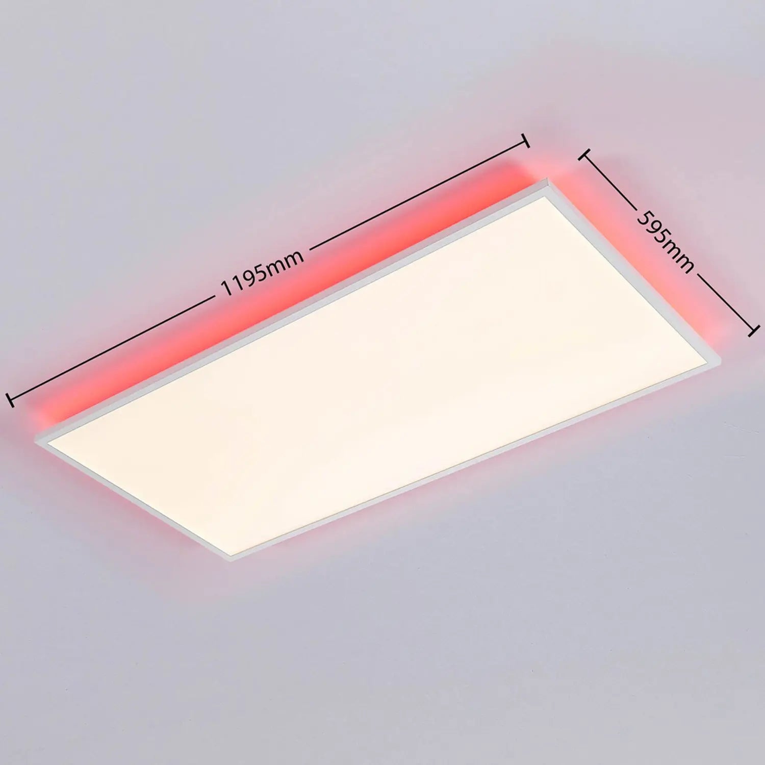 Arcchio Led Panel Deckenleuchte Flächenleuchte Fernbedienung Weiß Cct Rgb Dimmba