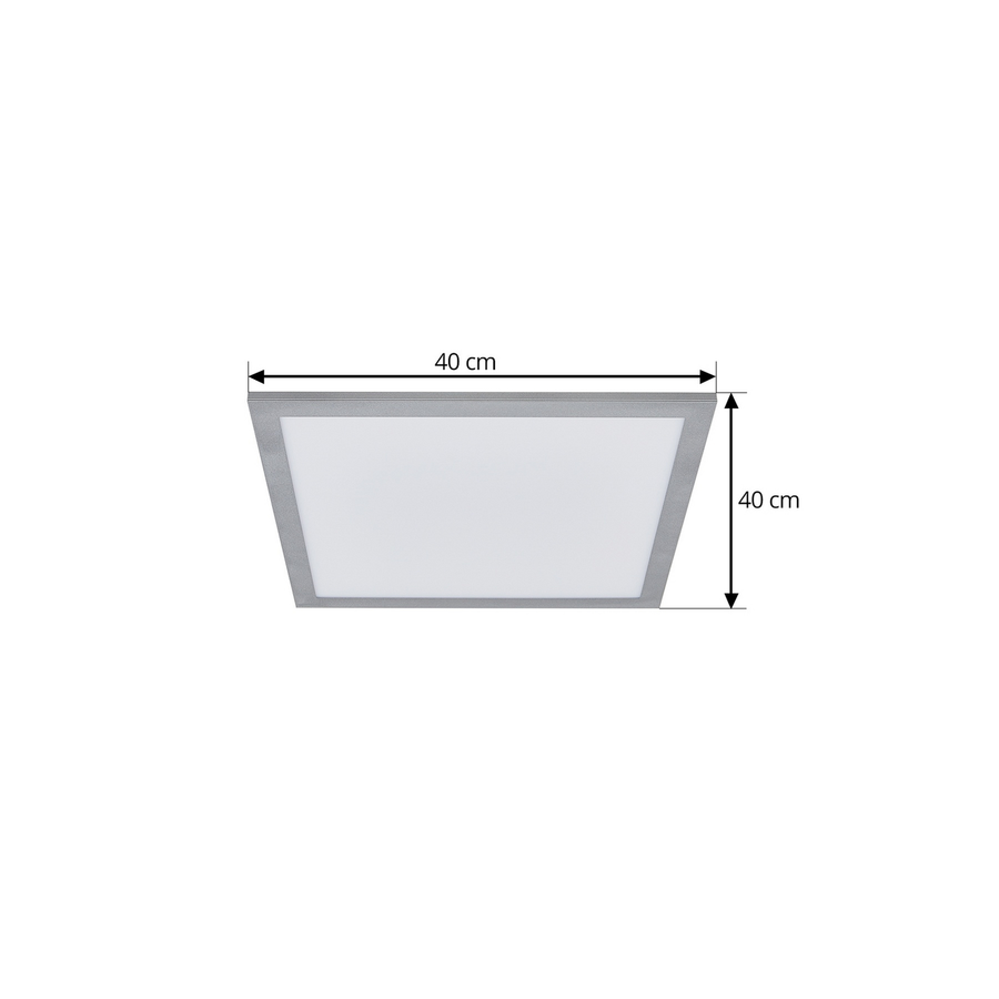 Arcchio Led Panel Flächenleuchte Deckenleuchte Silber Aluminium 40cm Dimmbar Cct B-Ware - 4251911786859