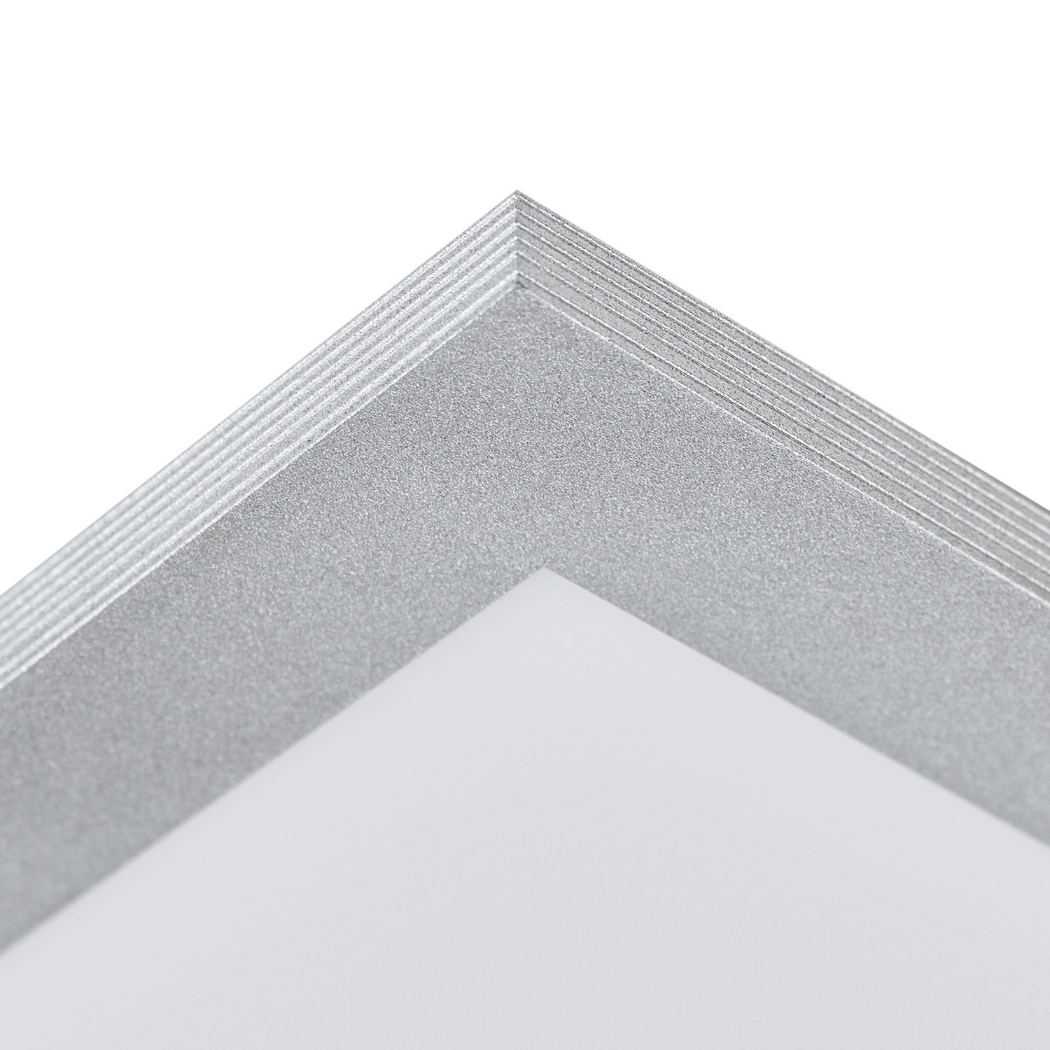 B-Ware Arcchio Led Panel Flächenleuchte Deckenleuchte Silber Aluminium 40cm Dimmbar Cct