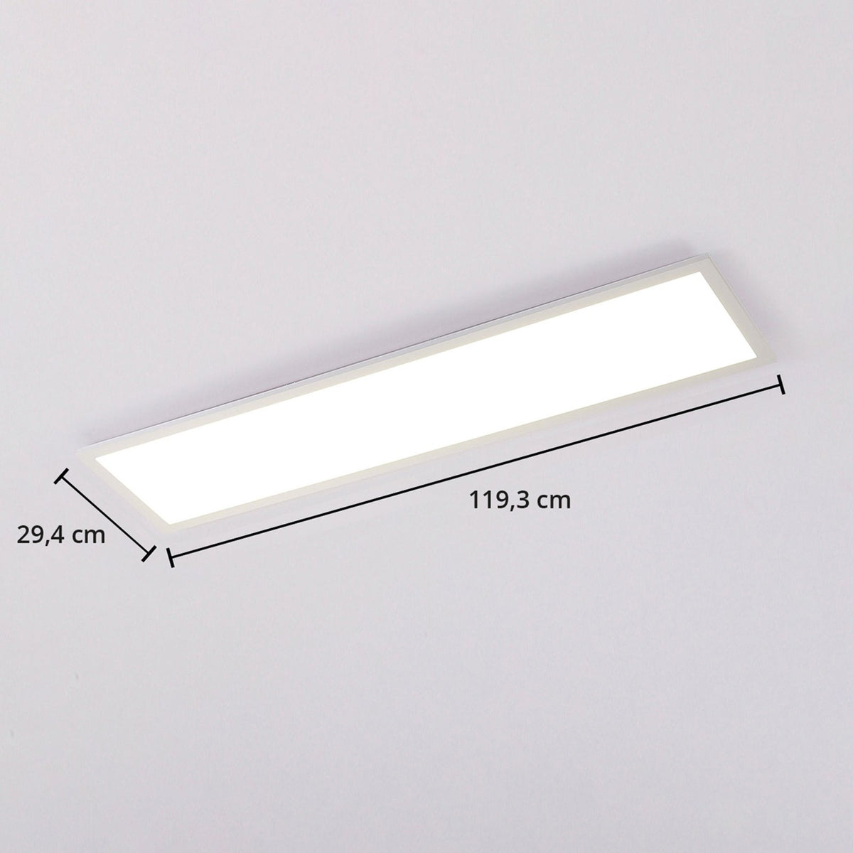 Arcchio LED Panel Deckenleuchte Flächenleuchte Lysander weiß dimmbar variabel - 4251096540857