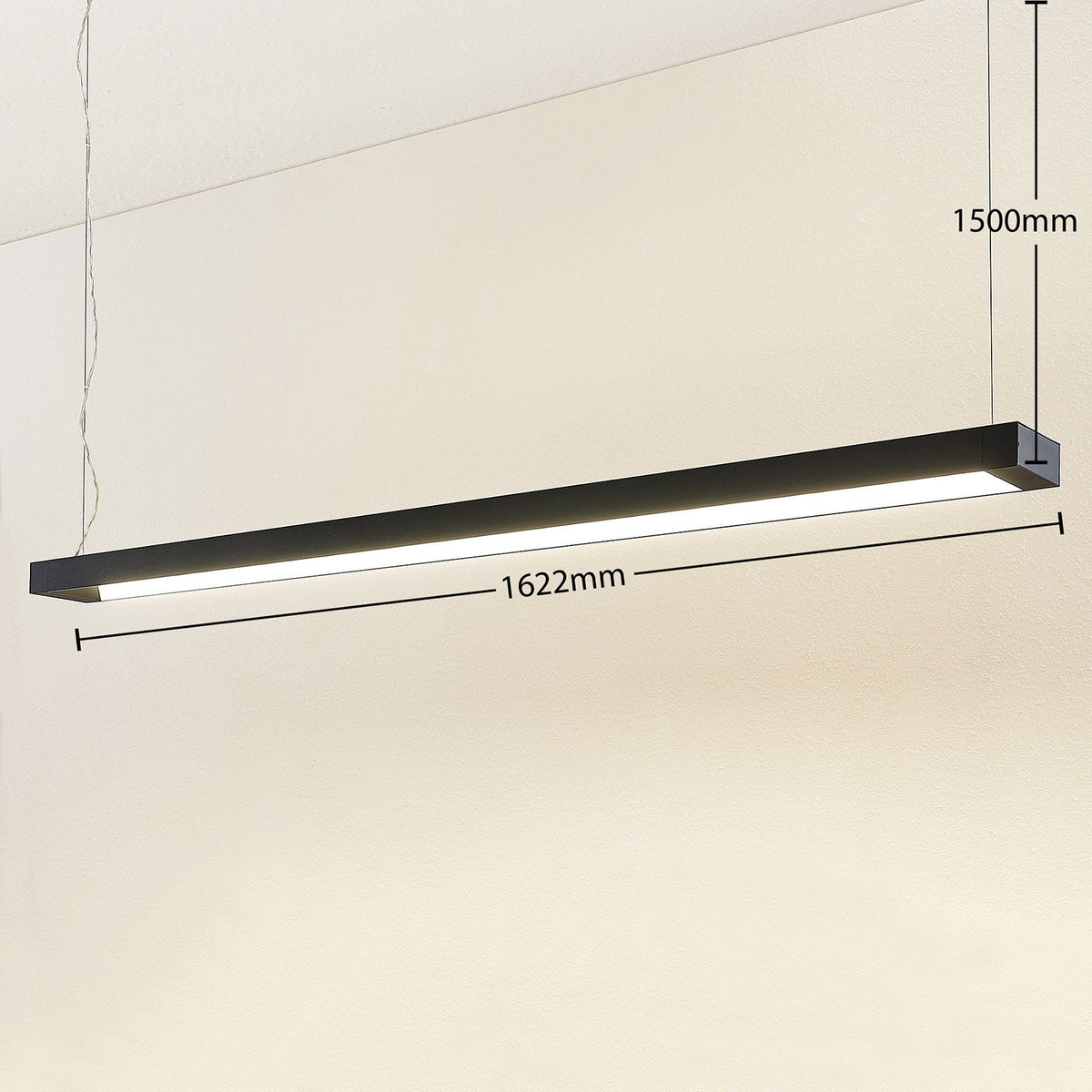Arcchio LED Pendelleuchte Hängelampe Cuna schwarz Bürobeleuchtung Aluminium - 4251096568554