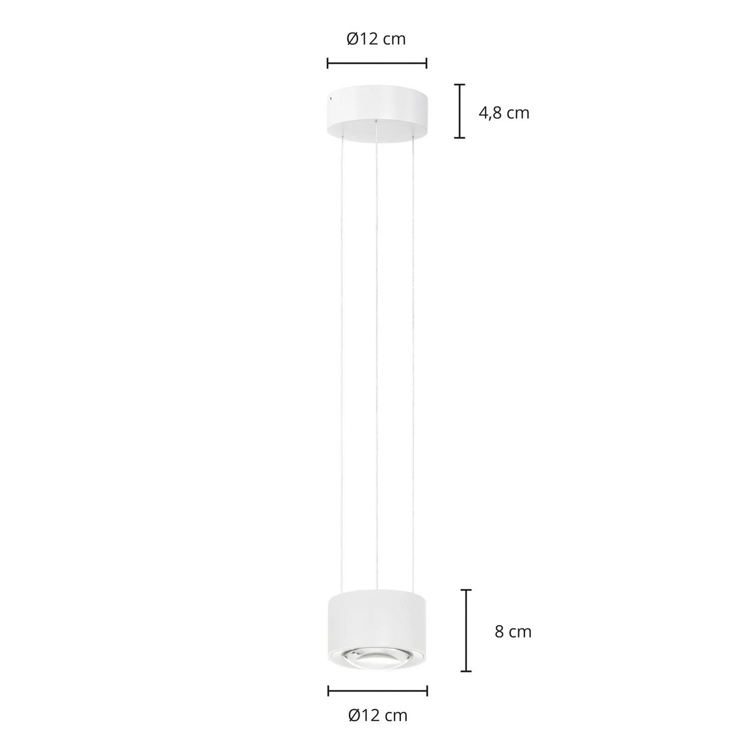 B-Ware Arcchio Pendelleuchte Hängelampe Led Rotari Downlight Weiß Aluminium - 4251911759839