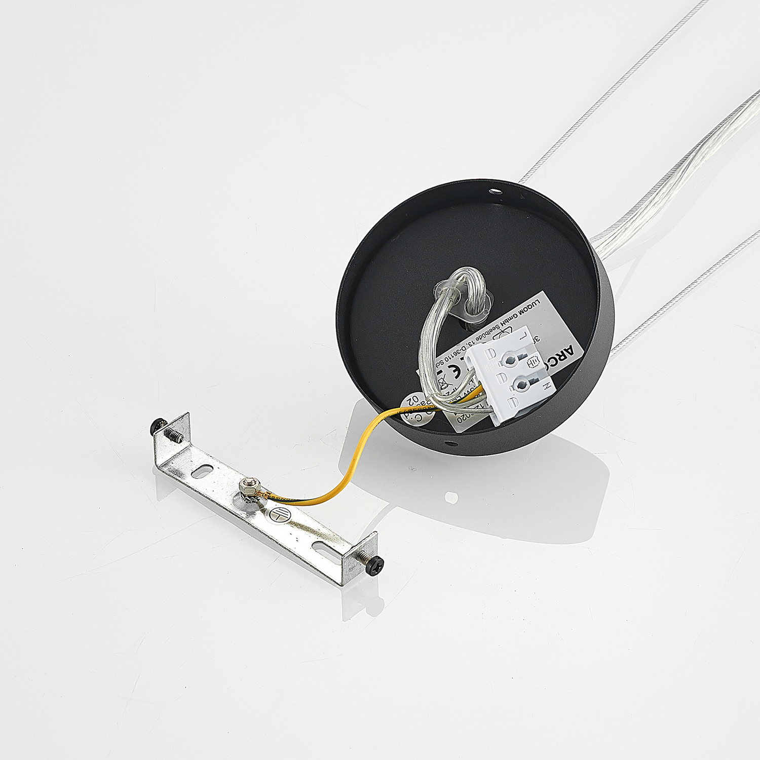 Arcchio Led Pendellampe Hängeleuchte Lampe Vanida Schwarz 60 Cm Updown Dimmbar B-Ware - 4251096597769