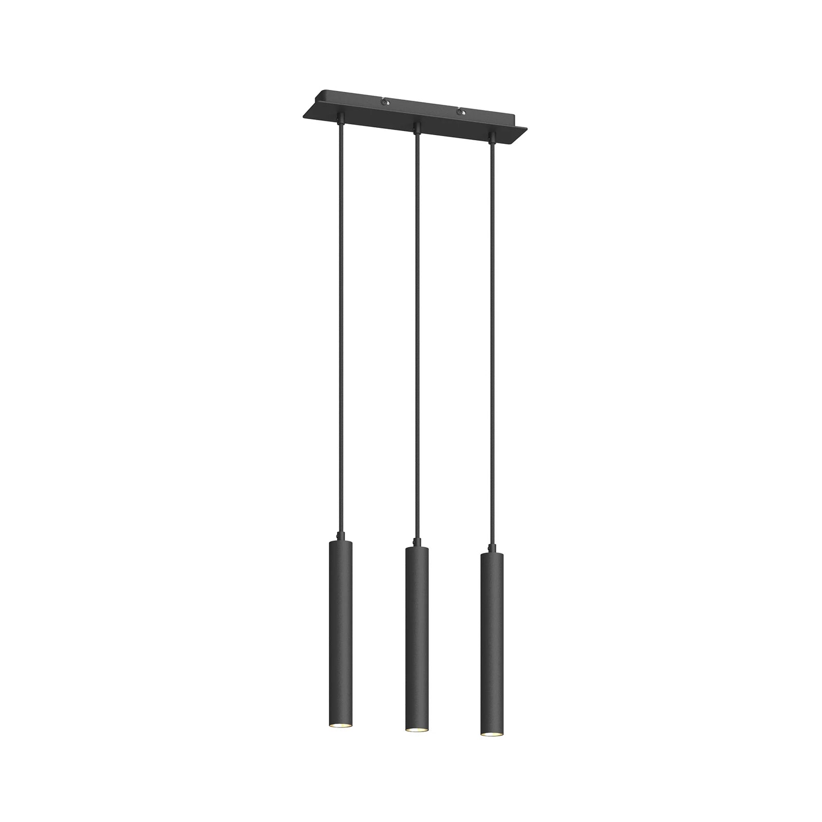 Arcchio Pendelleuchte Hängelampe LED Franka schwarz Aluminium lang - 4251096568653