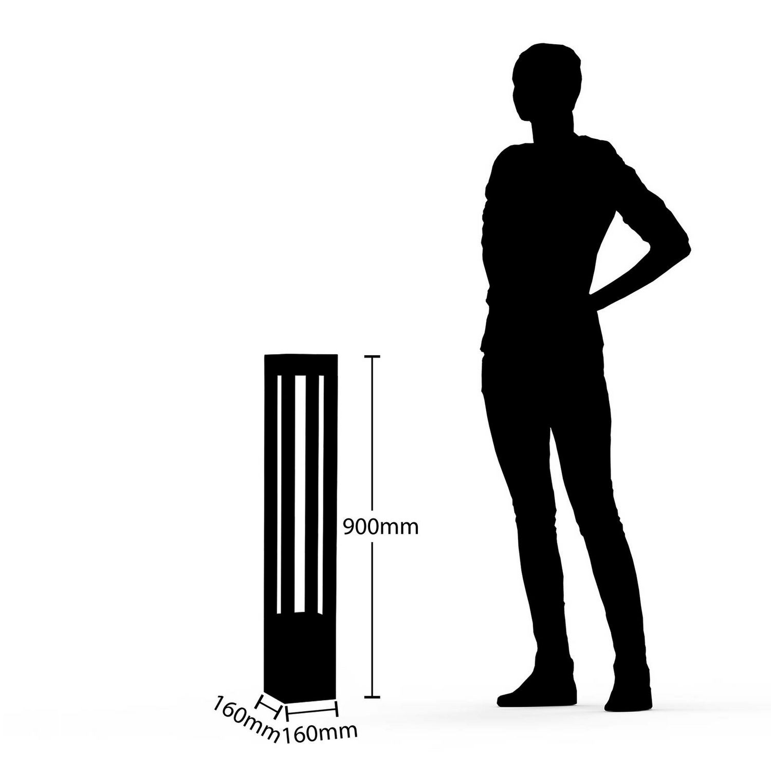 B-Ware Arcchio Lienna Led Pollerleuchte Gartenleuchte Wegeleuchte Außenlampe Standlampe - 4251096592795