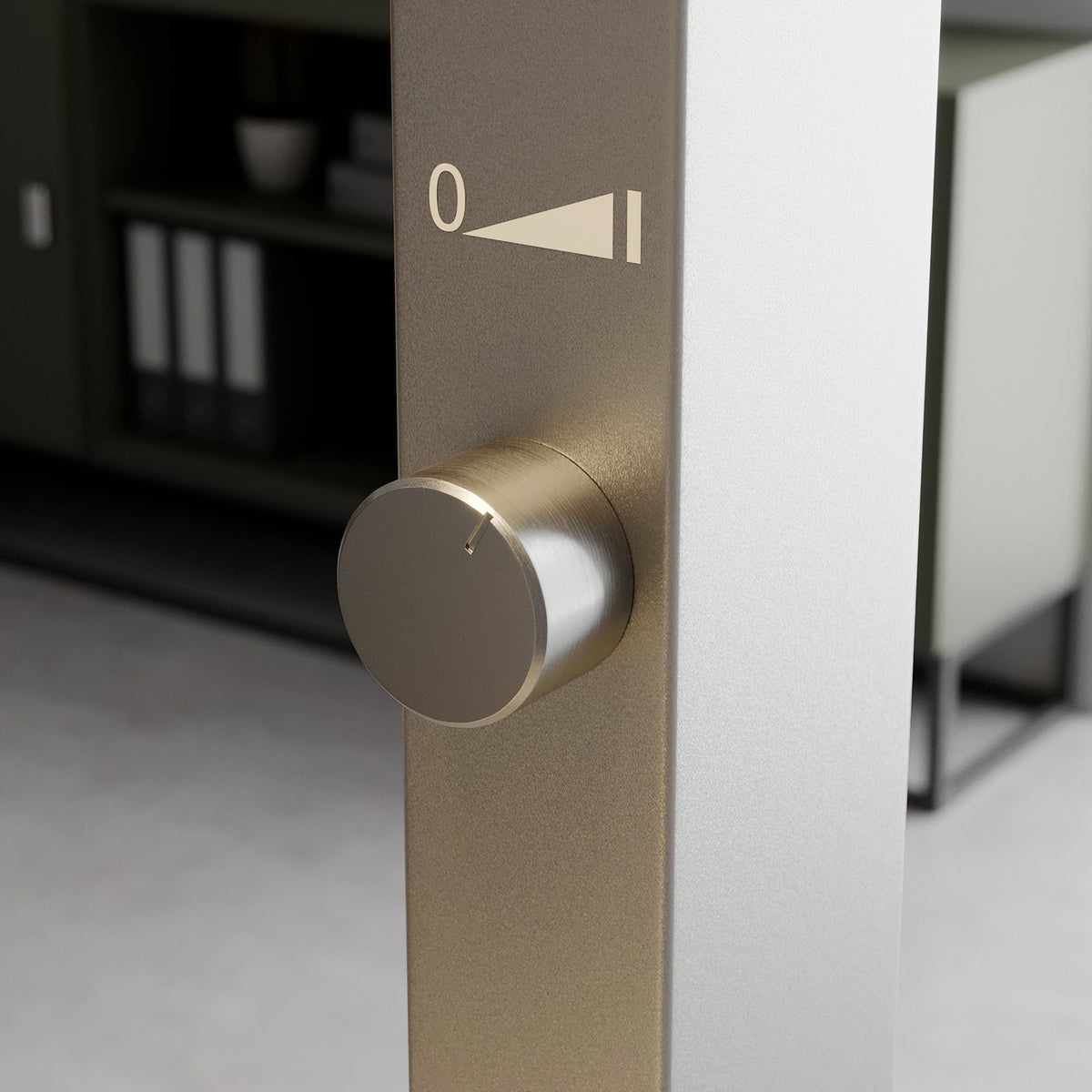 Arcchio Stehlampe Büroleuchte LED Logan silber Dimmer Office dimmbar285 - 4251096526974