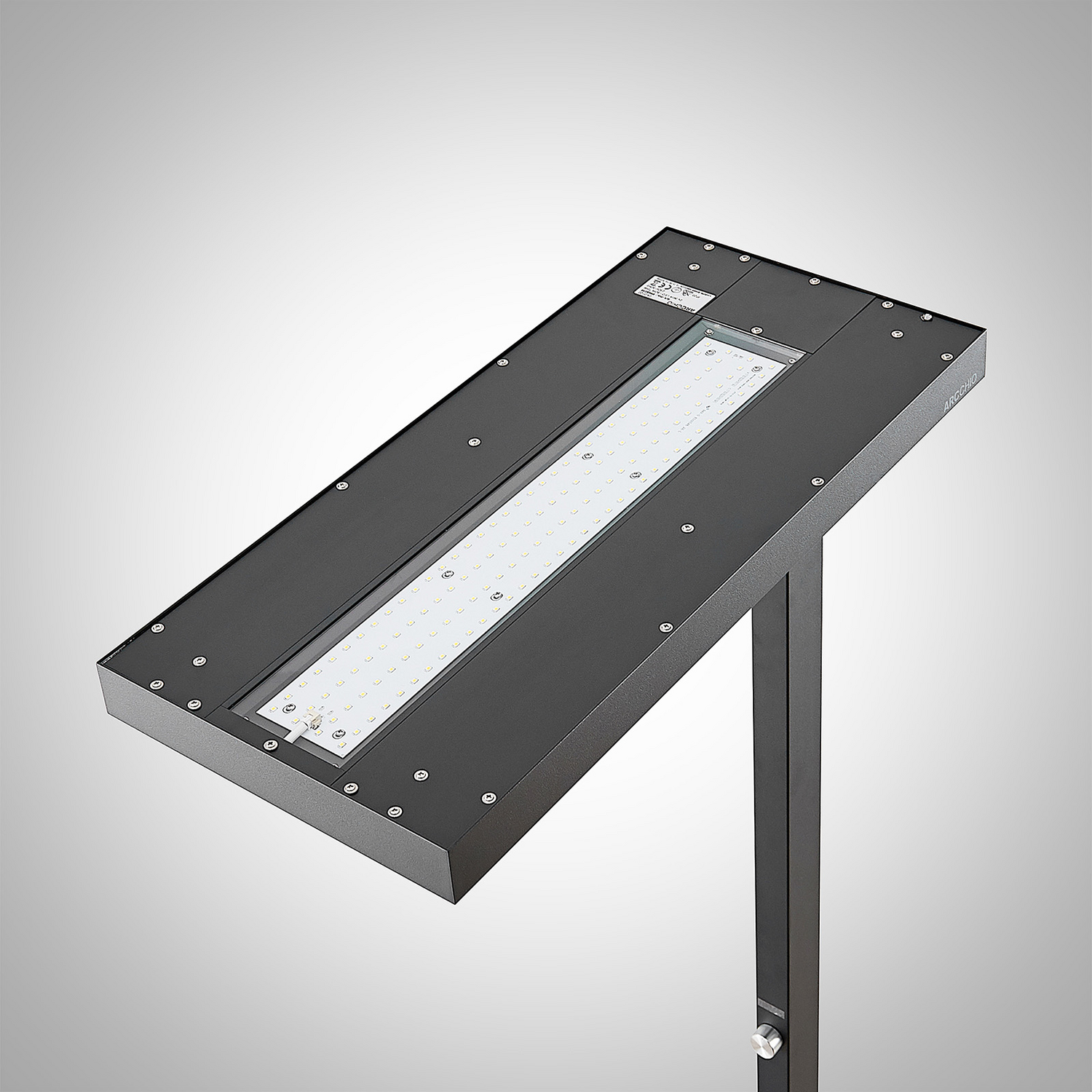 B-Ware Arcchio Nelvana Led Sensor Stehlampe Stehleuchte Bürolampe Lampe Leuchte Schwarz