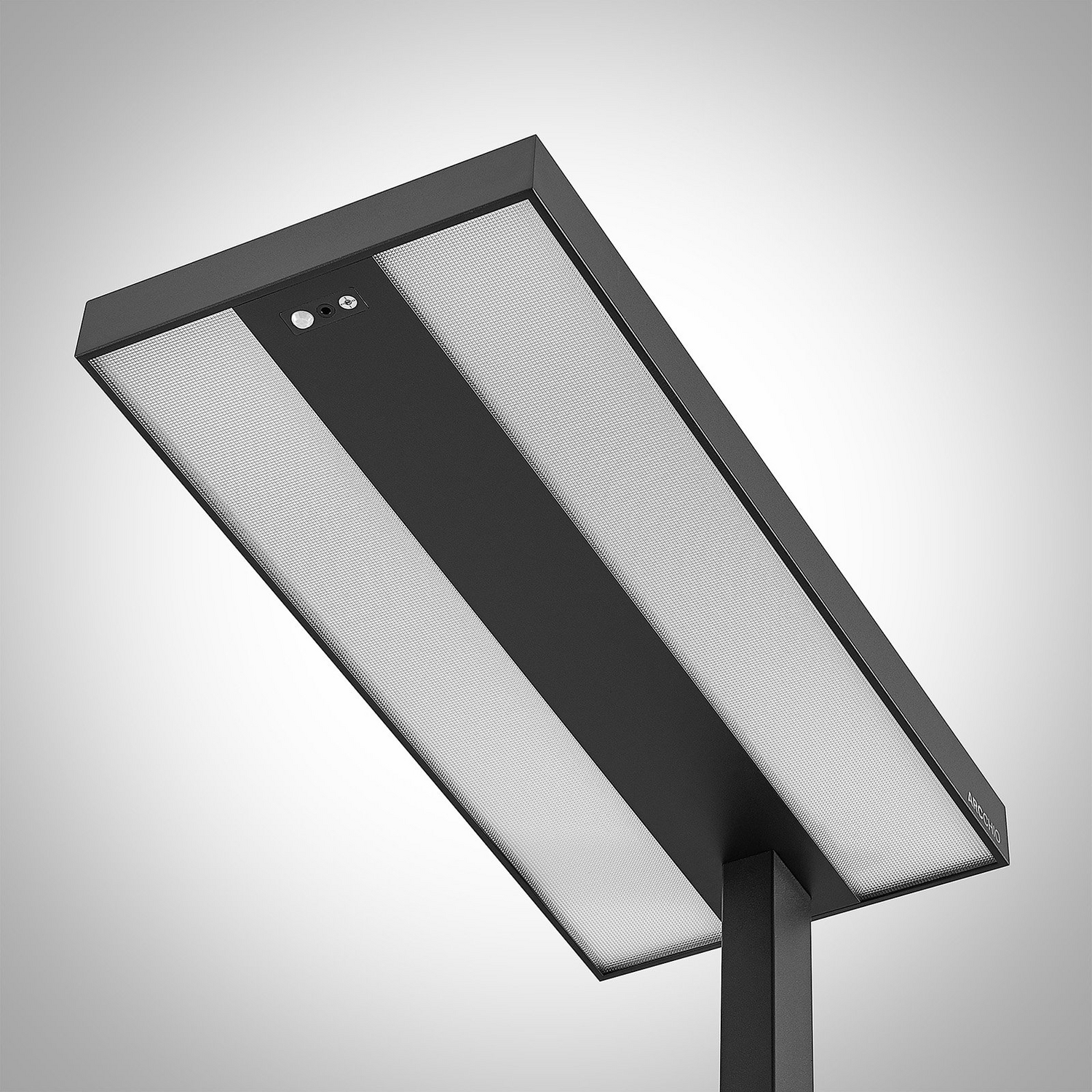 B-Ware Arcchio Nelvana Led Sensor Stehlampe Stehleuchte Bürolampe Lampe Leuchte Schwarz