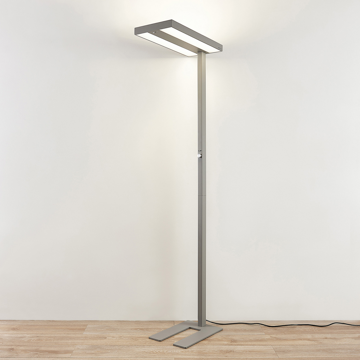 B-Ware Arcchio Stehleuchte Büroleuchte Led Silber Logan Pro Sensor Dimmbar