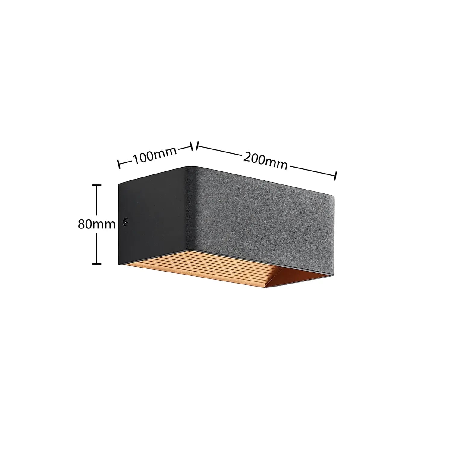 B-Ware Arcchio Wandleuchte Wandlampe Led Lampe Schwarz Aluminium Eisen Warmweiß 20 Cm - 4251096592160