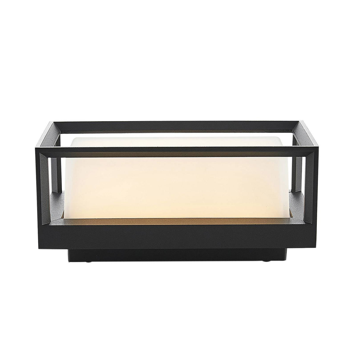 Lucande Wandleuchte Außenleuchte LED Lampe Wandlampe dunkelgrau Glas IP65253 - 4251096569384
