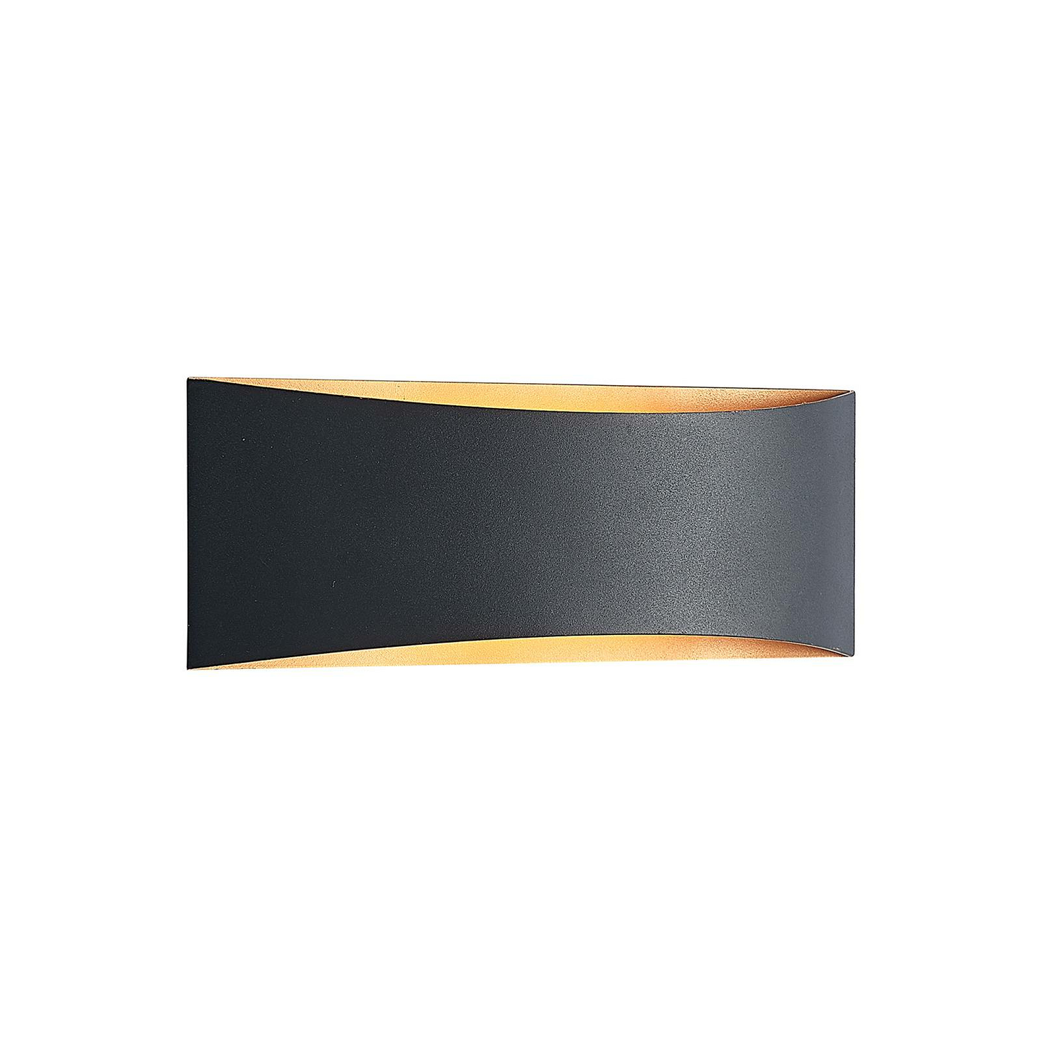 B-Ware Arcchio Wandlampe Wandleuchte Led Danta Schwarz Gold Aluminium Eisen Warmweiß824 - 4251096591828