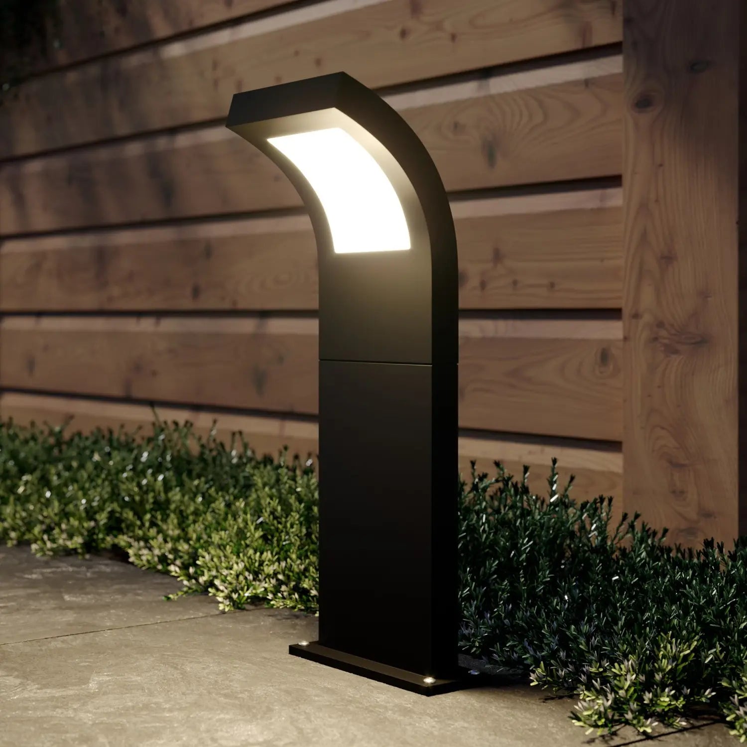 B-Ware Arcchio Wegeleuchte Pollerleuchte Led Außenleuchte Grafitgrau Aluminium Polycarb