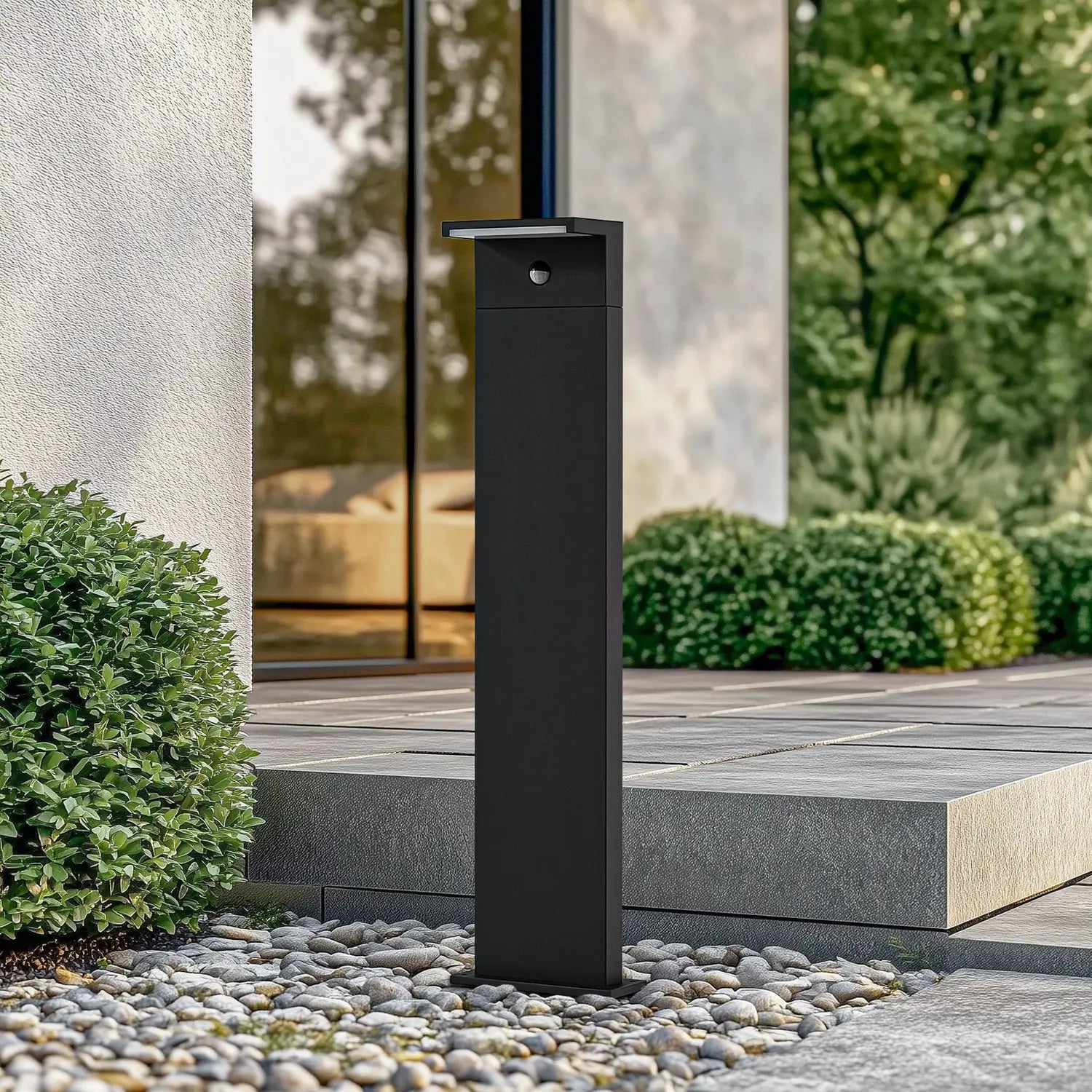 B-Ware Arcchio Wegeleuchte Pollerleuchte Led Iberion Sensor Schwarz Aluminium Bewegu788