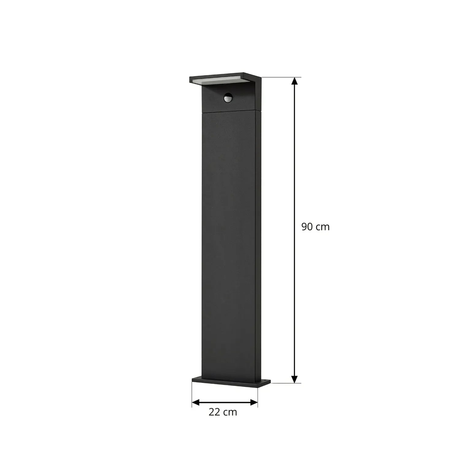 B-Ware Arcchio Wegeleuchte Pollerleuchte Led Iberion Sensor Schwarz Aluminium Bewegu788