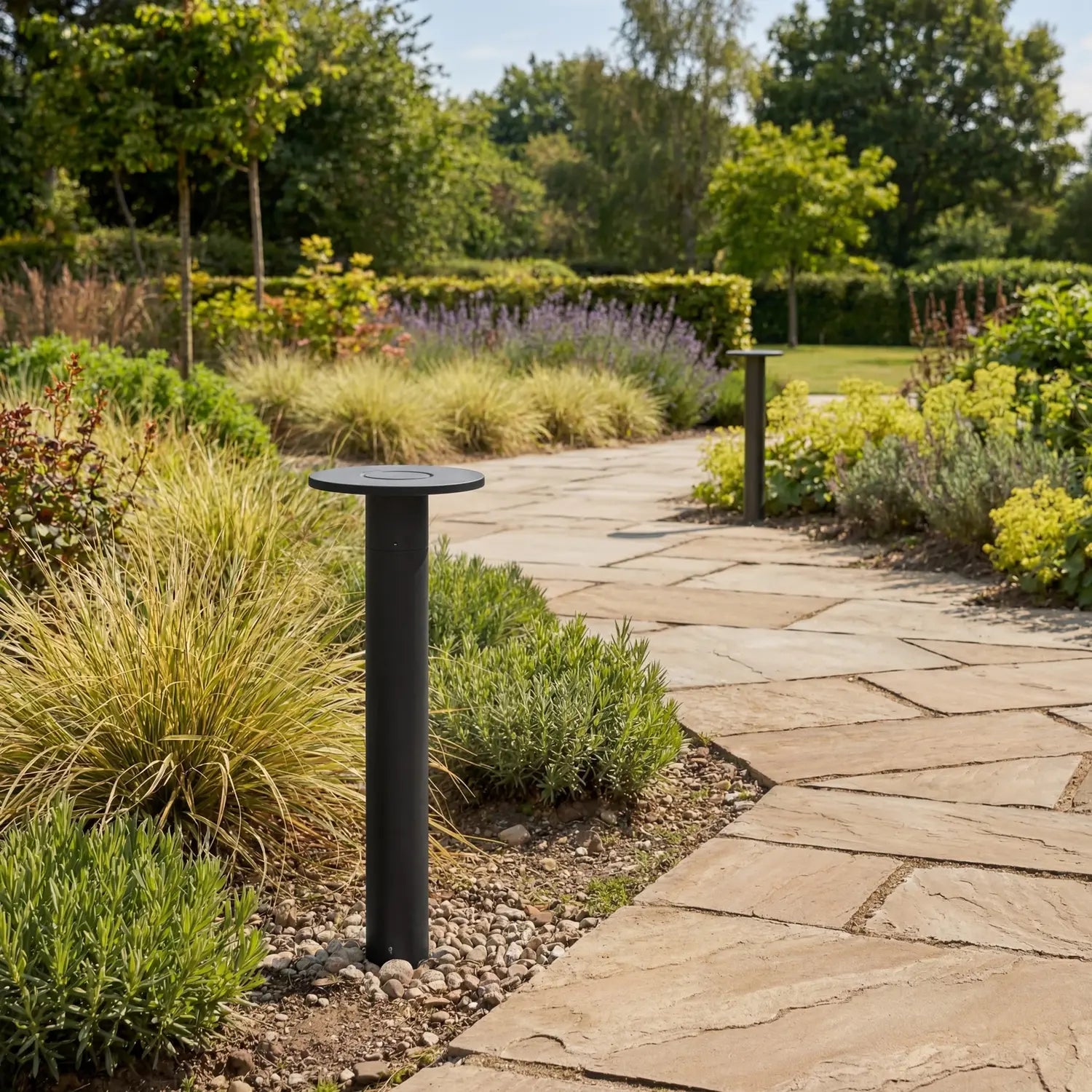 B-Ware Arcchio Wegeleuchte Gartenleuchte Led Tovio Außenleuchte Anthrazit 65 Cm - 4251911799583