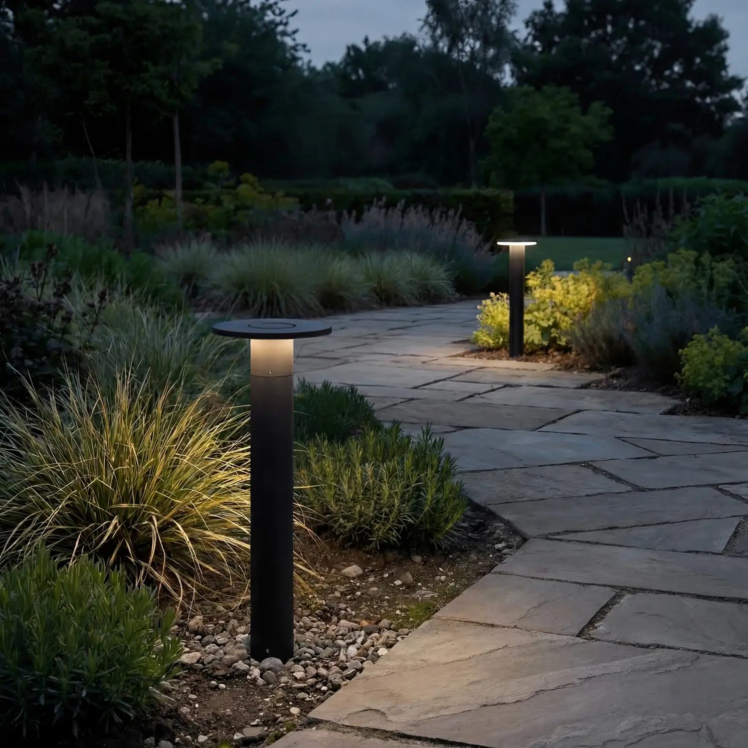 B-Ware Arcchio Wegeleuchte Gartenleuchte Led Tovio Außenleuchte Anthrazit 65 Cm - 4251911799583