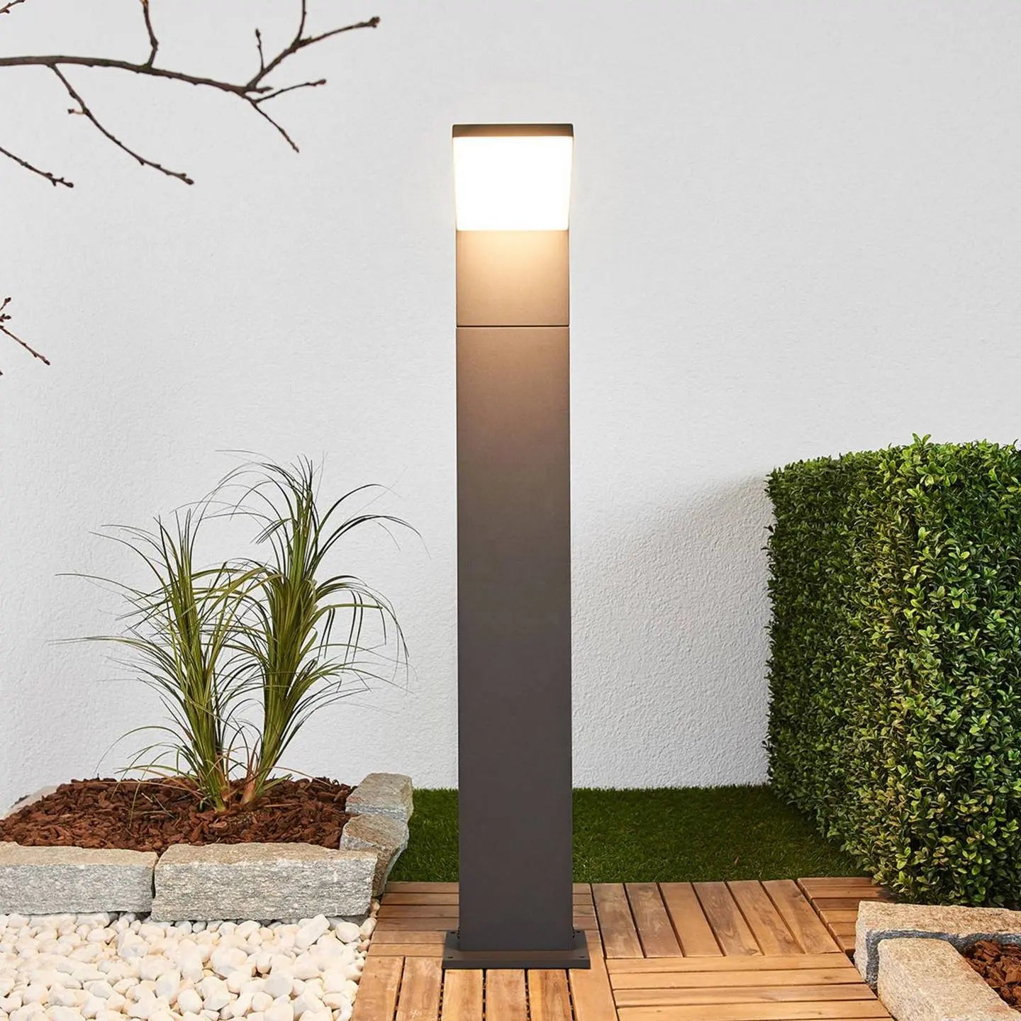 B-Ware Arcchio Yolena Led Pollerleuchte Wegeleuchte Gartenleuchte Led Grafitgrau 100 Cm - 4251096536041