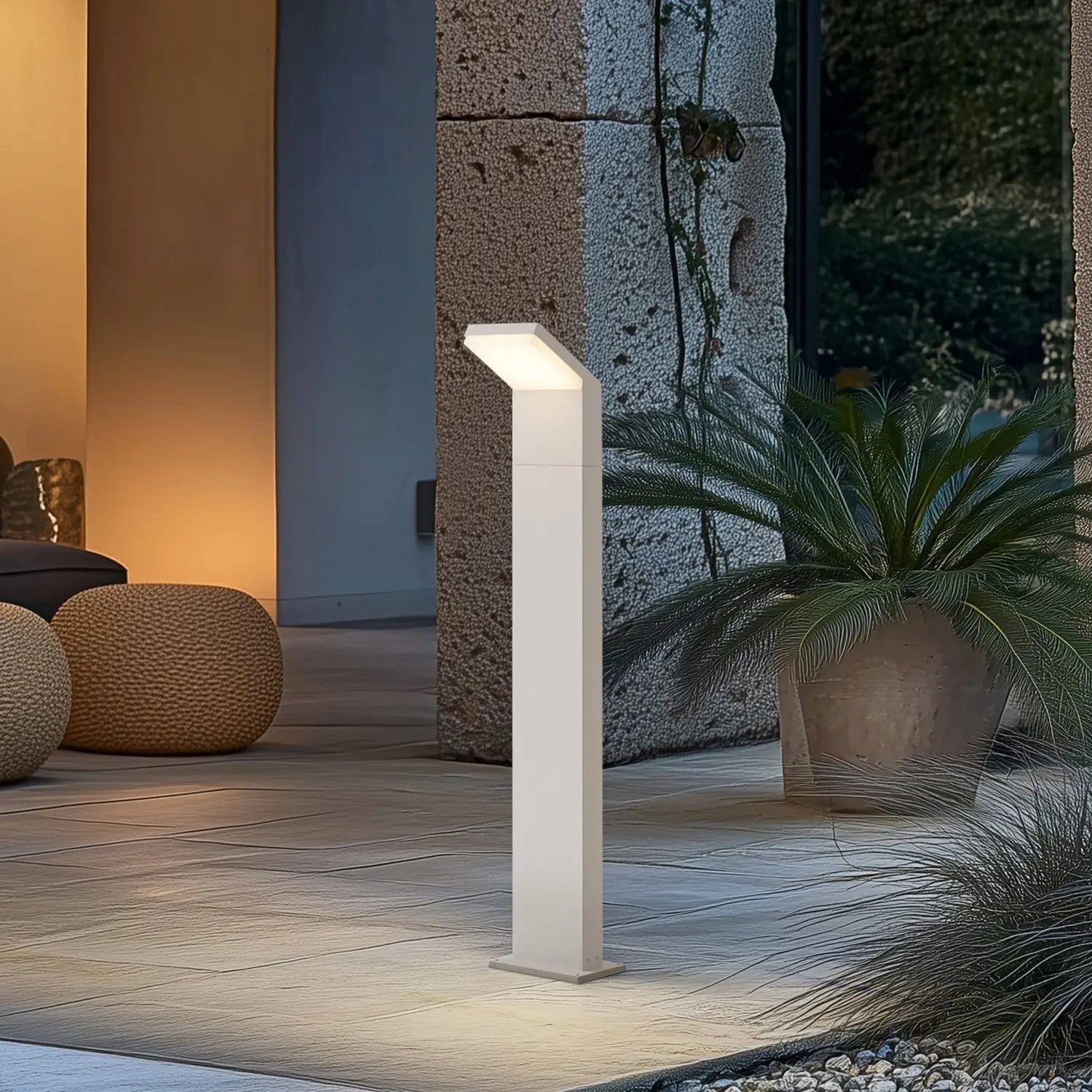 B-Ware Arcchio Wegeleuchte Gartenlampe Led Yolena Weiß Außenleuchte 100 Cm Ip65 - 4255830901744