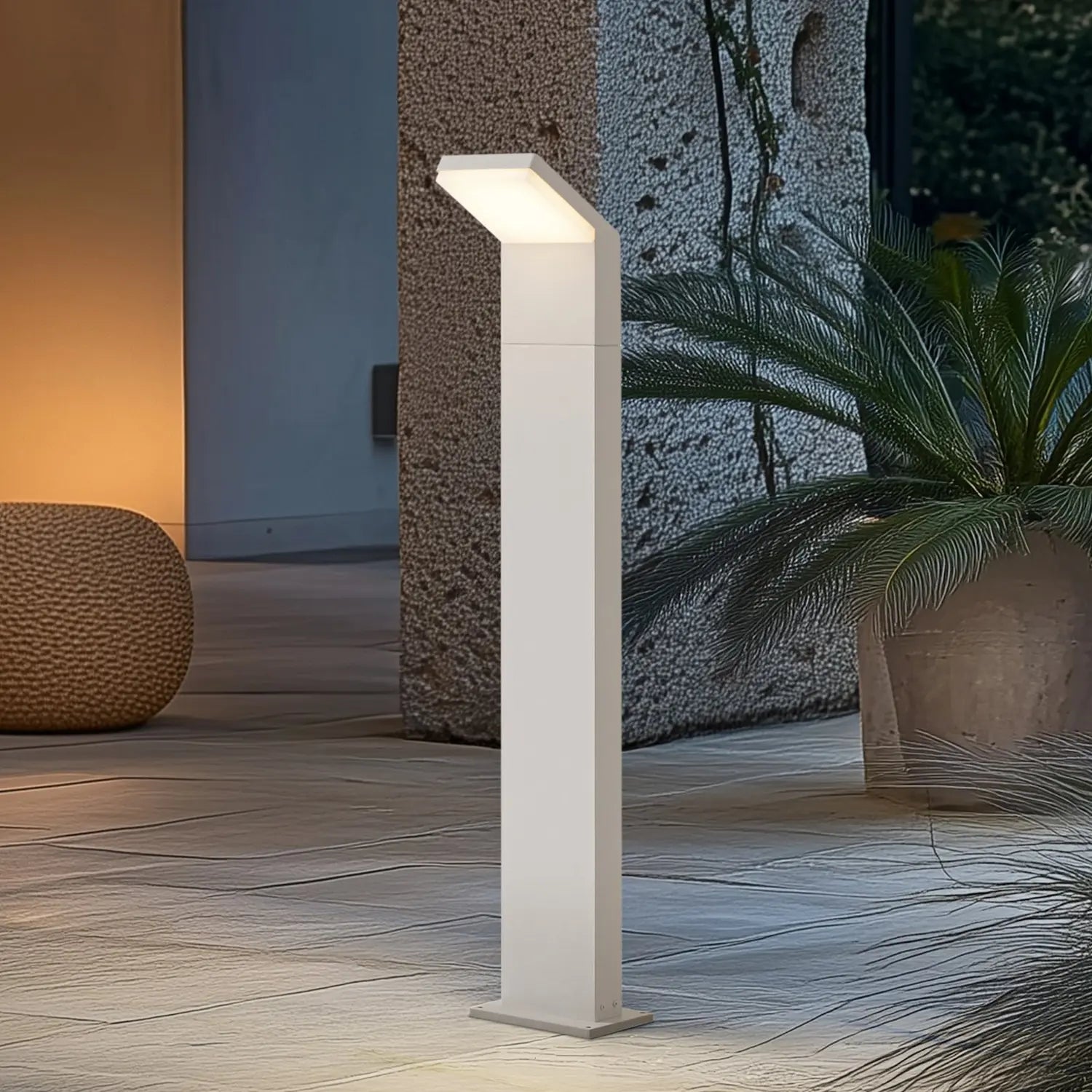 B-Ware Arcchio Wegeleuchte Gartenlampe Led Yolena Weiß Außenleuchte Siehe Text/Foto - 4255830901744