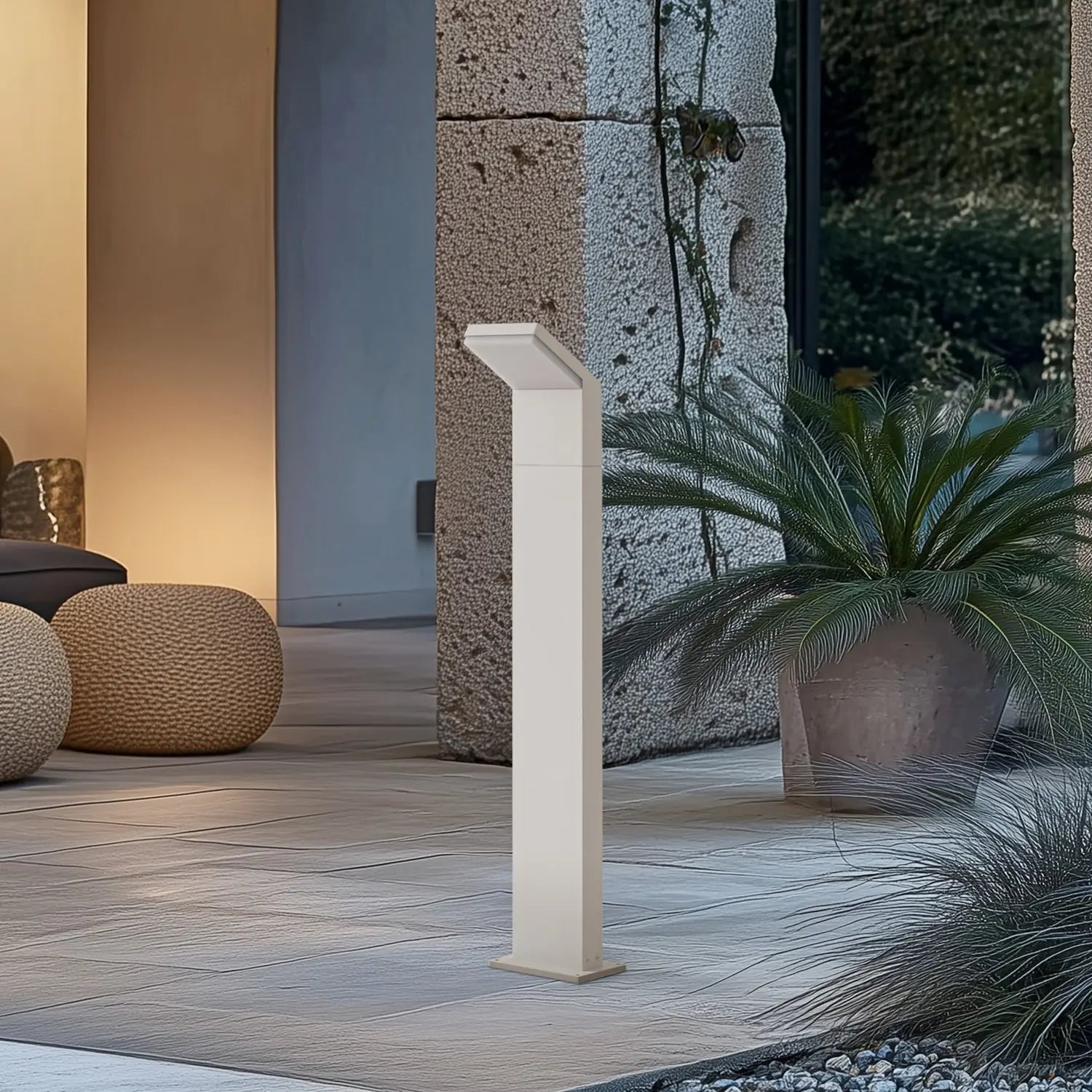 B-Ware Arcchio Wegeleuchte Gartenlampe Led Yolena Weiß Außenleuchte Siehe Text/Foto - 4255830901744