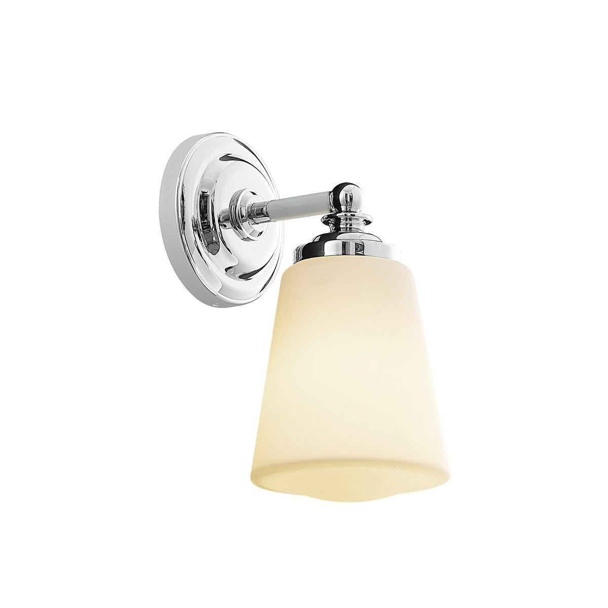 Arcchio Mahdi Bad-Wandleuchte Wandleuchte Lampe Leuchte Glasschirm E14 chrom - 4251096591538