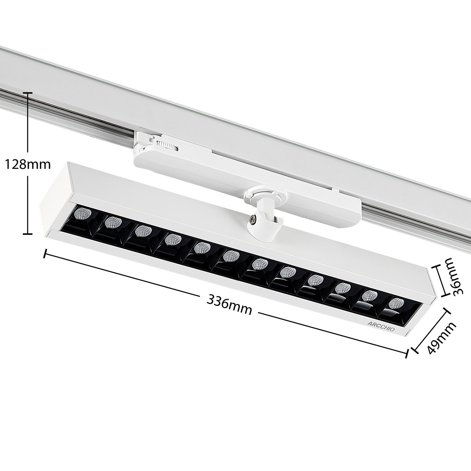 Arcchio Millay Led Schienenstrahler Spot 3 Phasen Weiß 3000 K Stromschiene B-Ware - 4251096583755