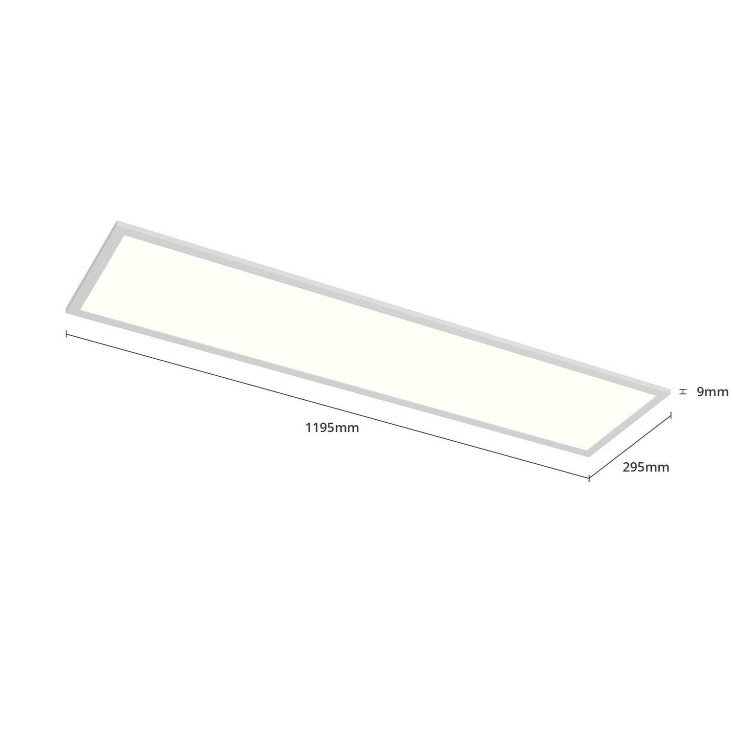 B-Ware Arcchio Nesley Led Panel Deckenlampe Deckenlampe Lampe L 120 Cm 4.000 K Weiß