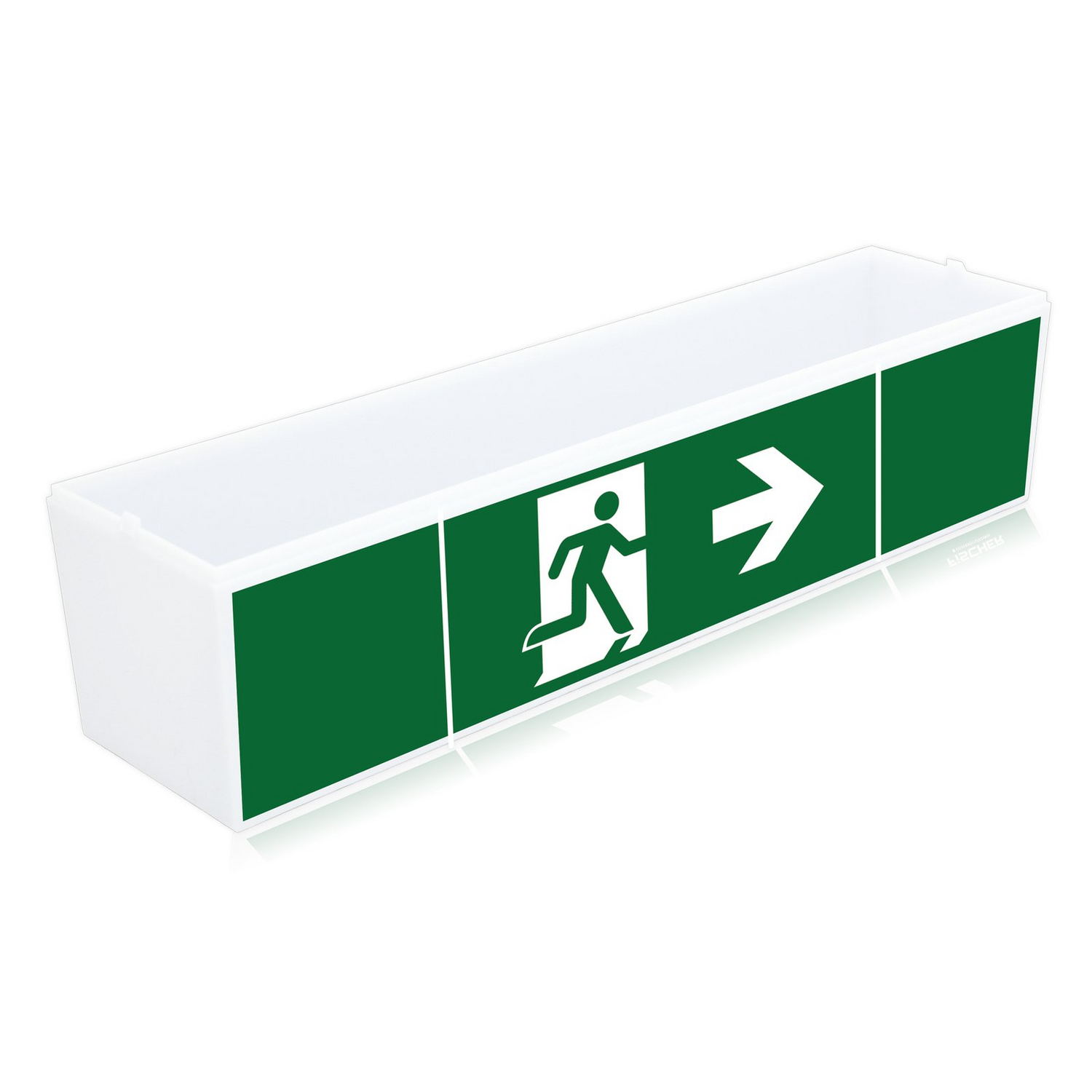 B-Ware Arcchio Nevian Led Notleuchte Sicherheitslampe Notbeleuchtung Kunststoff Weiß