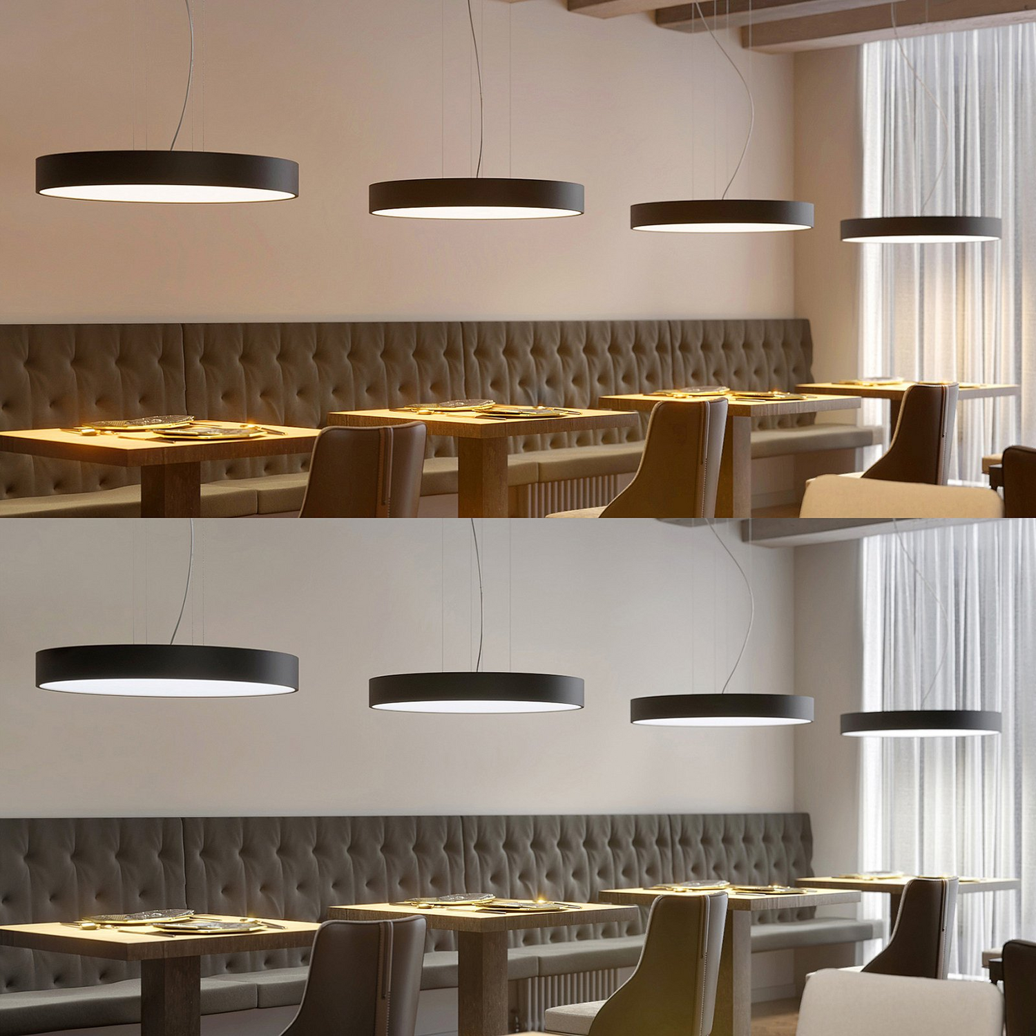 B-Ware Arcchio Noabelle Led Hängelampe Schwarz 80 Cm Deckenlampe Lampe Leuchte Spot - 4251096597394