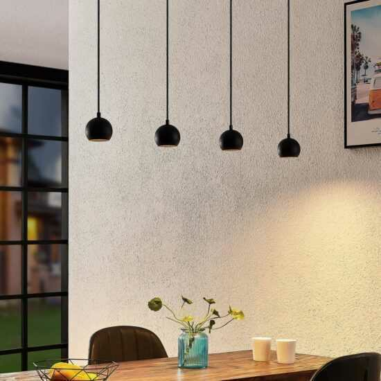 B-Ware Arcchio Renko Led Hängeleuchte, Leuchte Lampe Hängeleuchte Vierflammig, Schwarz - 4251096597981