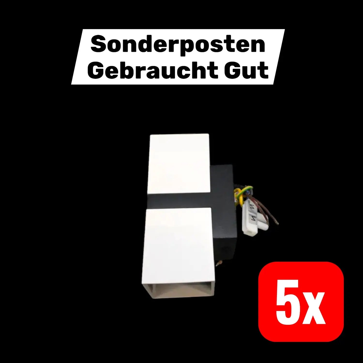 B-Ware Arcchio Samsa Wandleuchte Wandlampe Beleuchtung Weiß Zweiflammig Gu10 5 Stück - 4251096587869