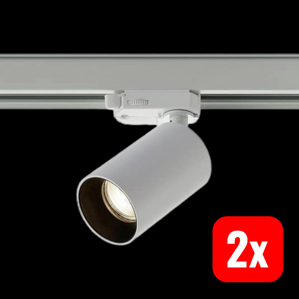 Arcchio 3-Phasen-Strahler Leuchte Brinja Deckenlampe für Schienensystem 2 STÜCK - 4251096556452
