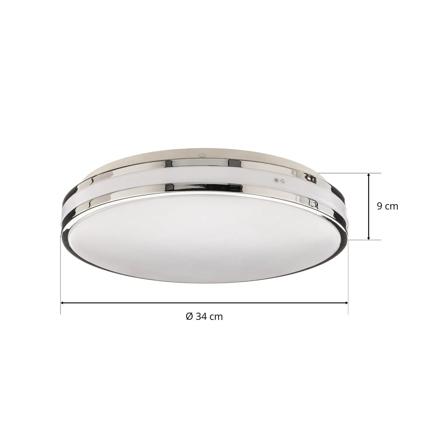 B-Ware Arcchio Sinovu Led Bad Deckenlampe Chrom 34 Cm Deckenleuchte Spot Licht Weiß - 4251911752434