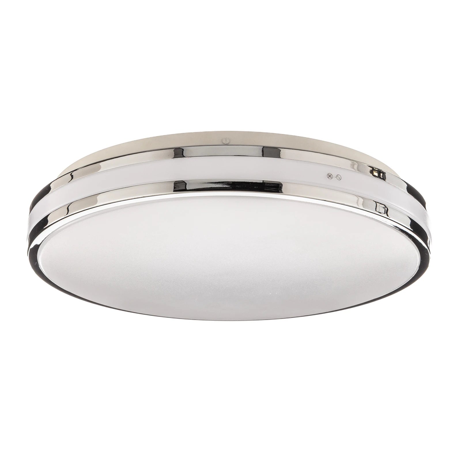 Arcchio Deckenleuchte Badlampe LED Lampe Sinovu chrom 34 cm weiß Acryl Metall - 4251911752434
