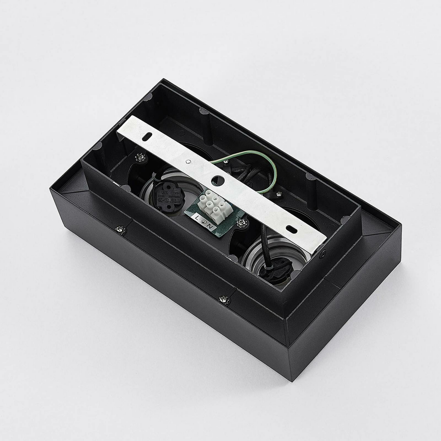 B-Ware Lindby Led Deckenlampe Vince Deckenlampe Lampe Leuchte Gu10 25 X 14 Cm Schwarz