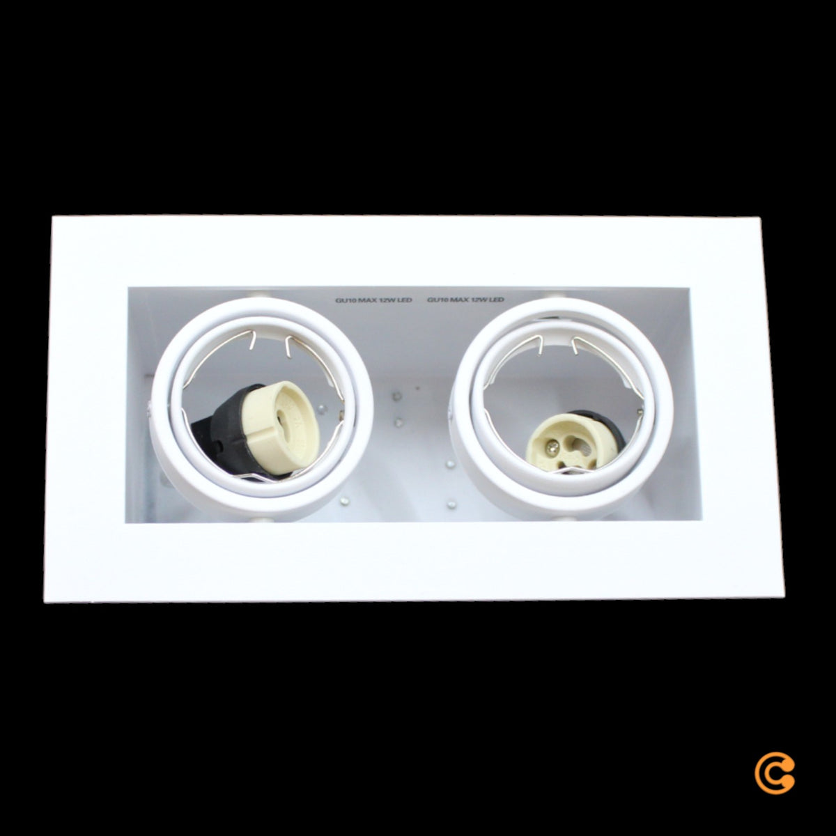 Arcchio Taneja Einbauleuchte zweiflammig weiß Deckenlampe Deckenleuchte Lampe - 4251911708127