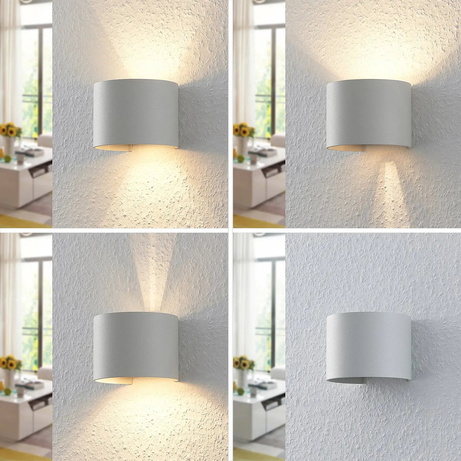B-Ware Arcchio Weiße Wandleuchte Zuzana Rund Wandleuchte Wandlicht 2 Stück - 4251096545142