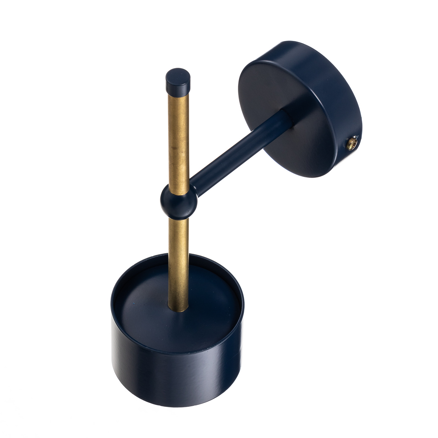 Arena Wandlampe Leuchte Wandbeleuchtung Blau Gold Metall Led Gx53 Austauschbar B-Ware - 5902693777717