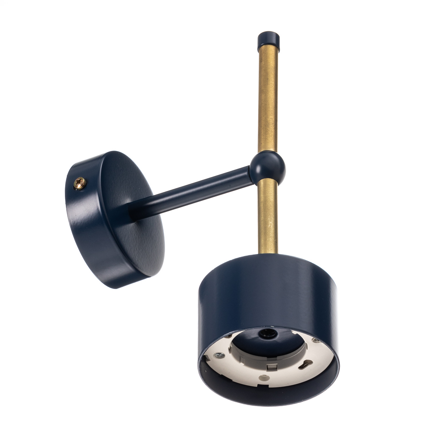 Arena Wandlampe Leuchte Wandbeleuchtung Blau Gold Metall Led Gx53 Austauschbar B-Ware - 5902693777717