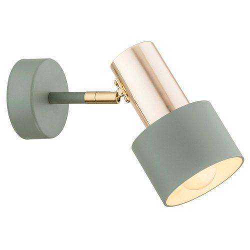 Argon 8111 Wandspot DORIA E27 15W 230V grün/messing für angenehme Beleuchtung - 5902553215373