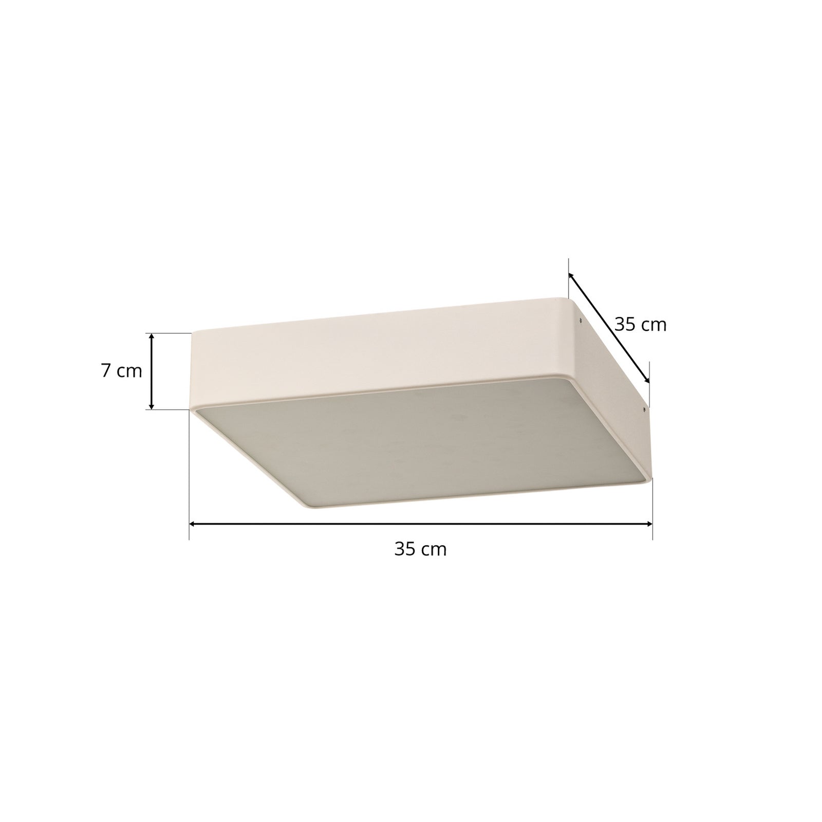 argon Deckenleuchte Lampe Oro Deckenbeleuchtung weiß Stahl Glas 35 cm Leuchte - 5902553221862
