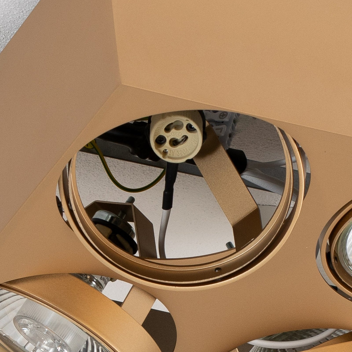 Argon Riesta Deckenstrahler Leuchte gold vierflammig Lampe Innenbeleuchtung - 5902553234879